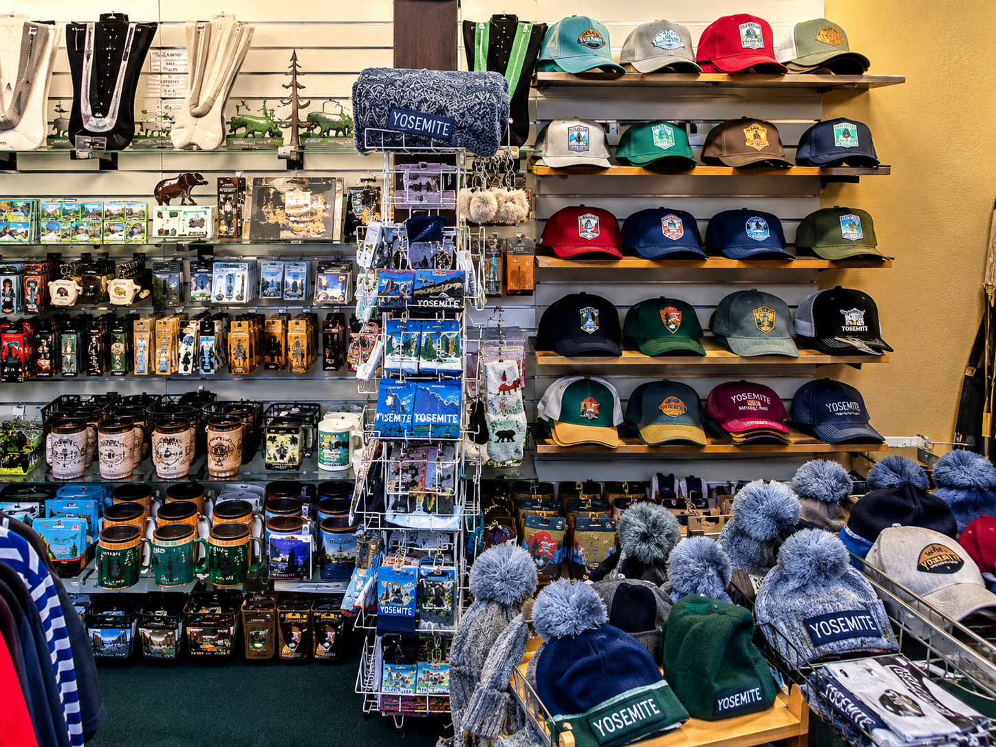 Accessories and store merchandise